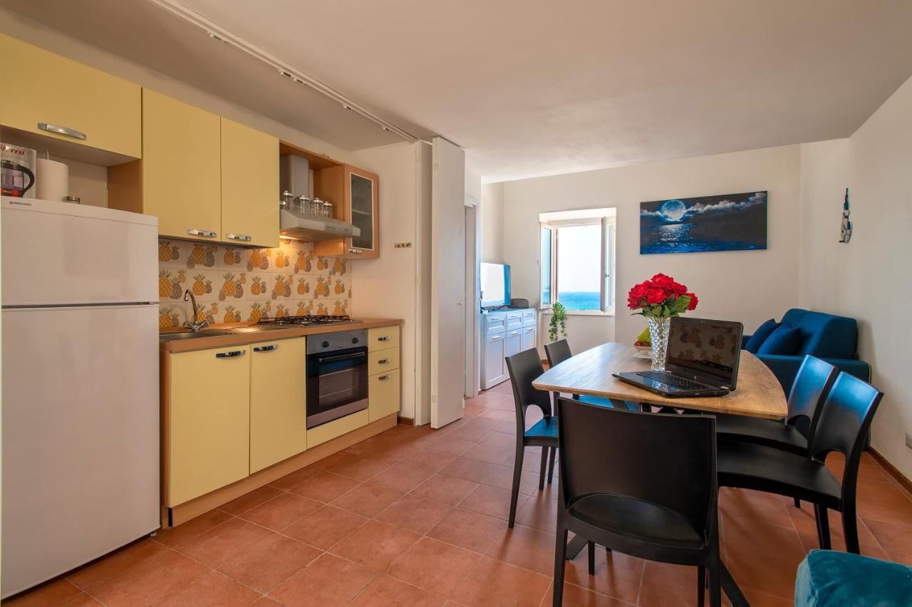 Panoramic Bastioni Sea View Apartment Alghero Bagian luar foto