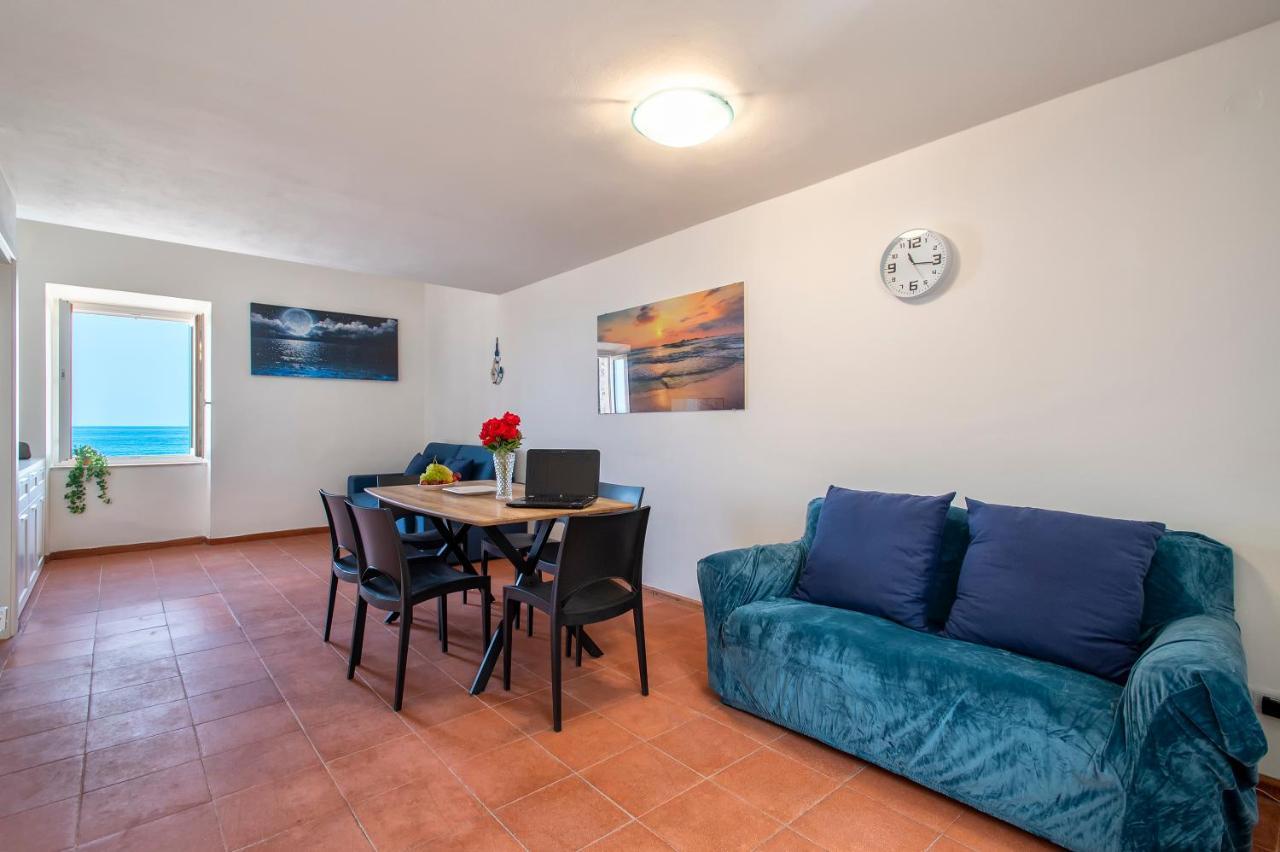 Panoramic Bastioni Sea View Apartment Alghero Bagian luar foto